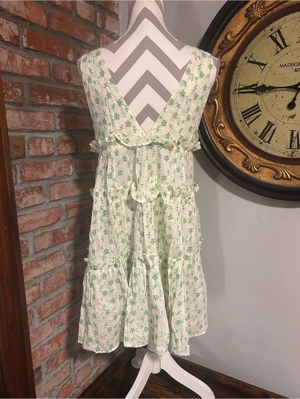 ASOS • Floral Eyelet Ruffle Sundress NWT - Picture 3 of 4